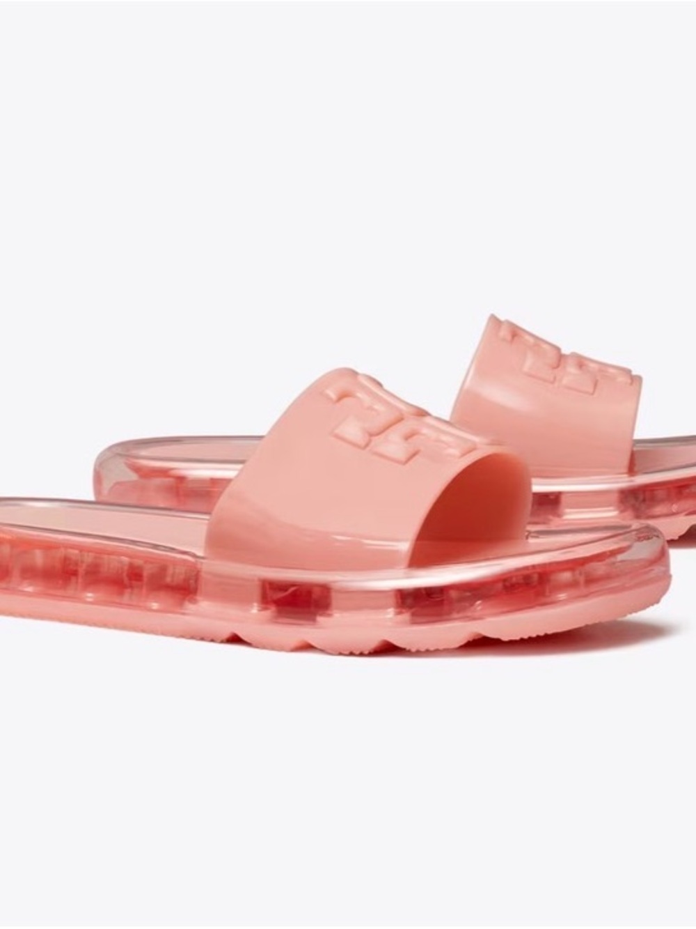 Tory Burch Pink Pool Summer Jelly Mule Slide Sandals – Women's Size 11